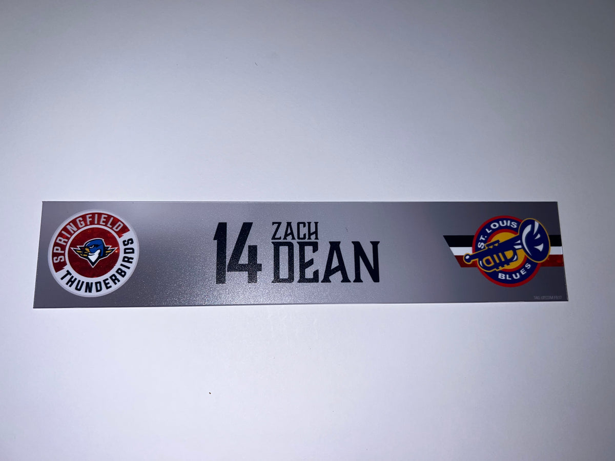 2025-26 T-Birds Regular Season Locker Nameplate - Grey 3rds