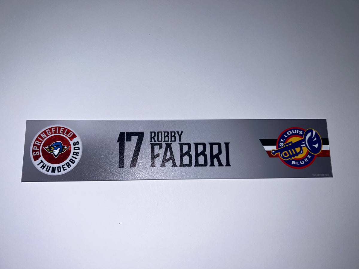 2025-26 T-Birds Regular Season Locker Nameplate - Grey 3rds
