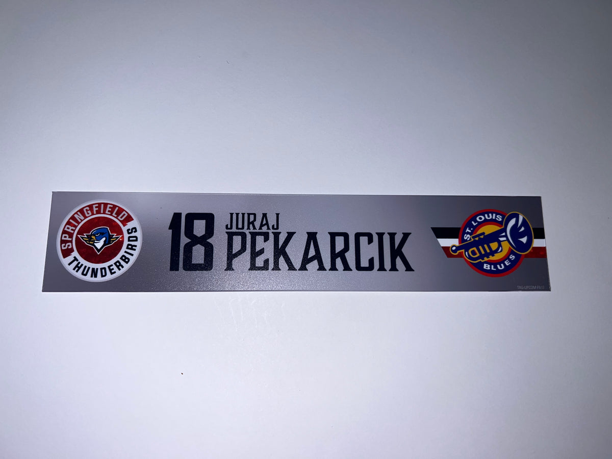 2025-26 T-Birds Regular Season Locker Nameplate - Grey 3rds