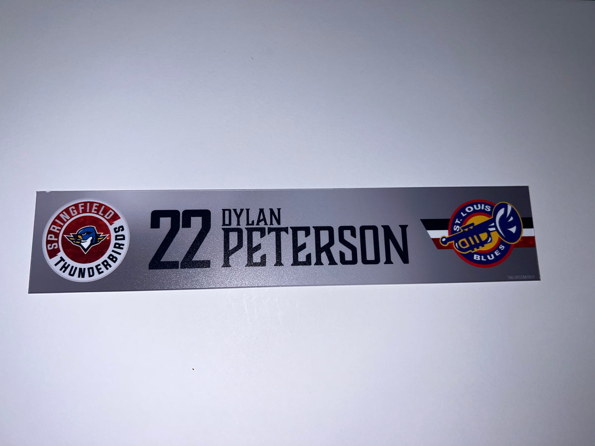 2025-26 T-Birds Regular Season Locker Nameplate - Grey 3rds