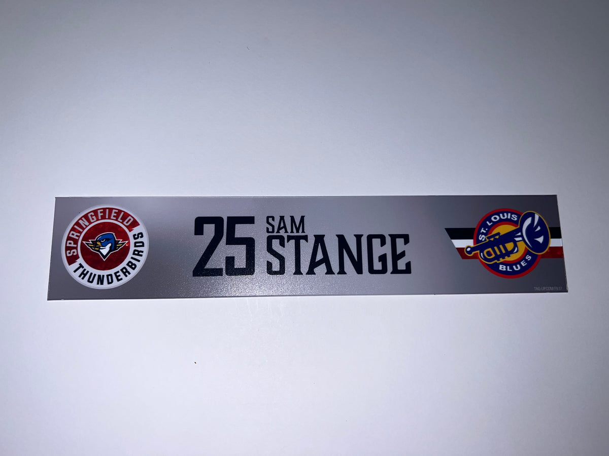 2025-26 T-Birds Regular Season Locker Nameplate - Grey 3rds