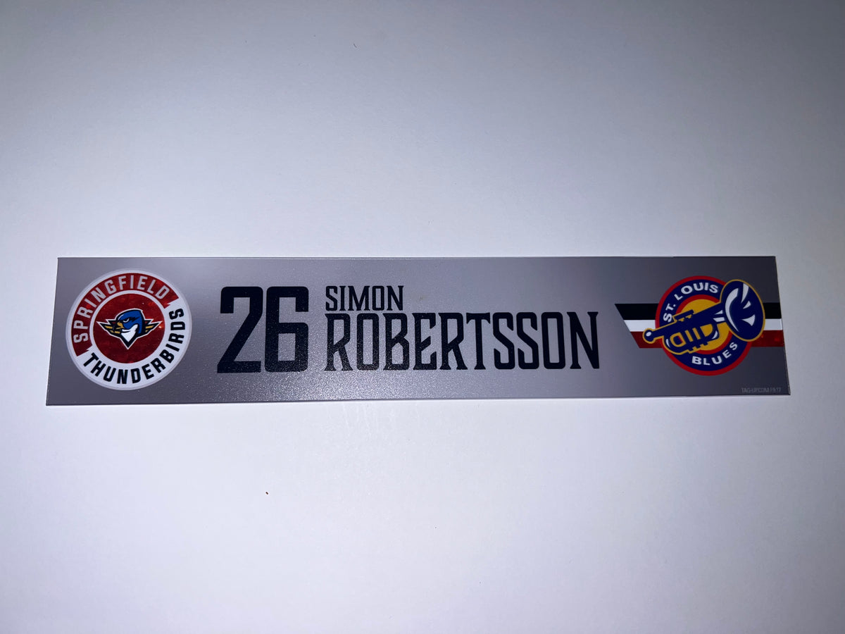 2025-26 T-Birds Regular Season Locker Nameplate - Grey 3rds