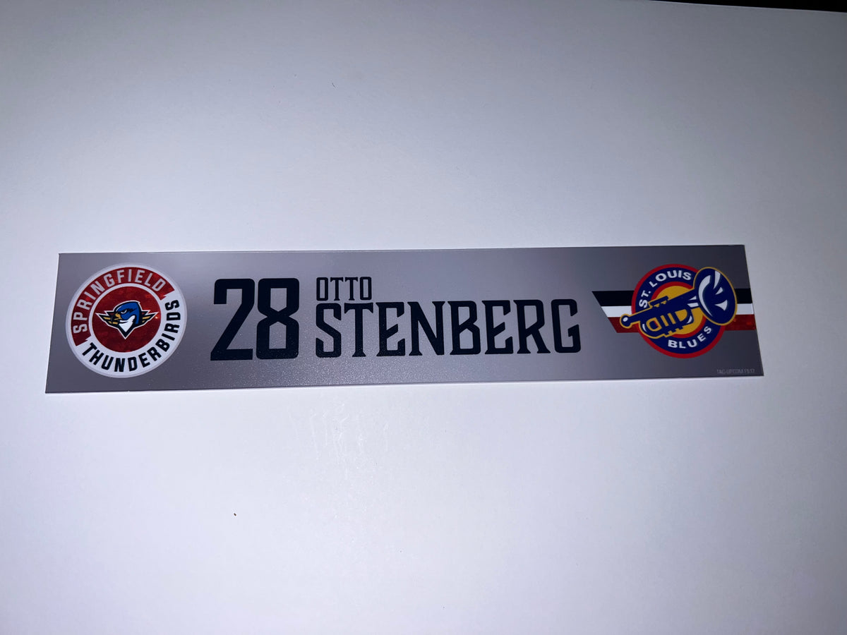 2025-26 T-Birds Regular Season Locker Nameplate - Grey 3rds