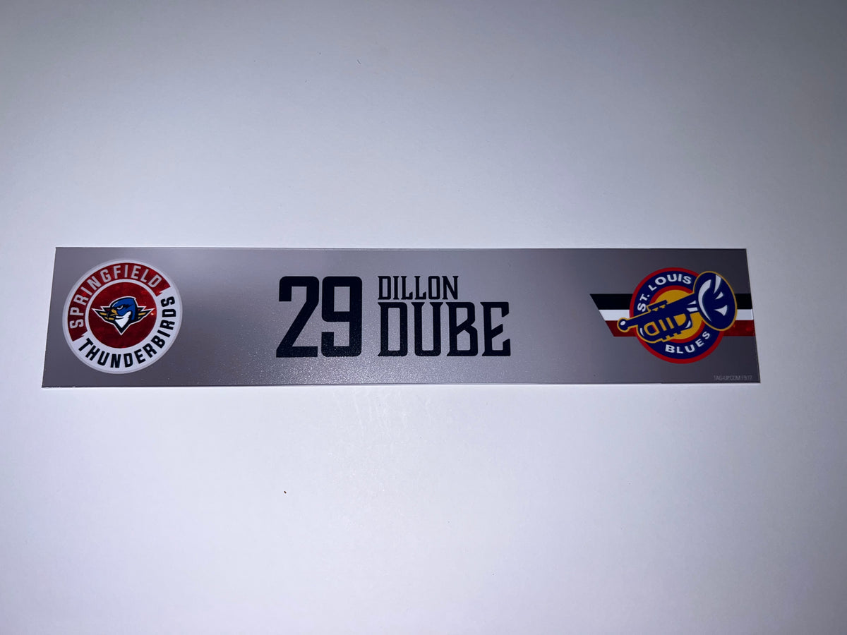 2025-26 T-Birds Regular Season Locker Nameplate - Grey 3rds