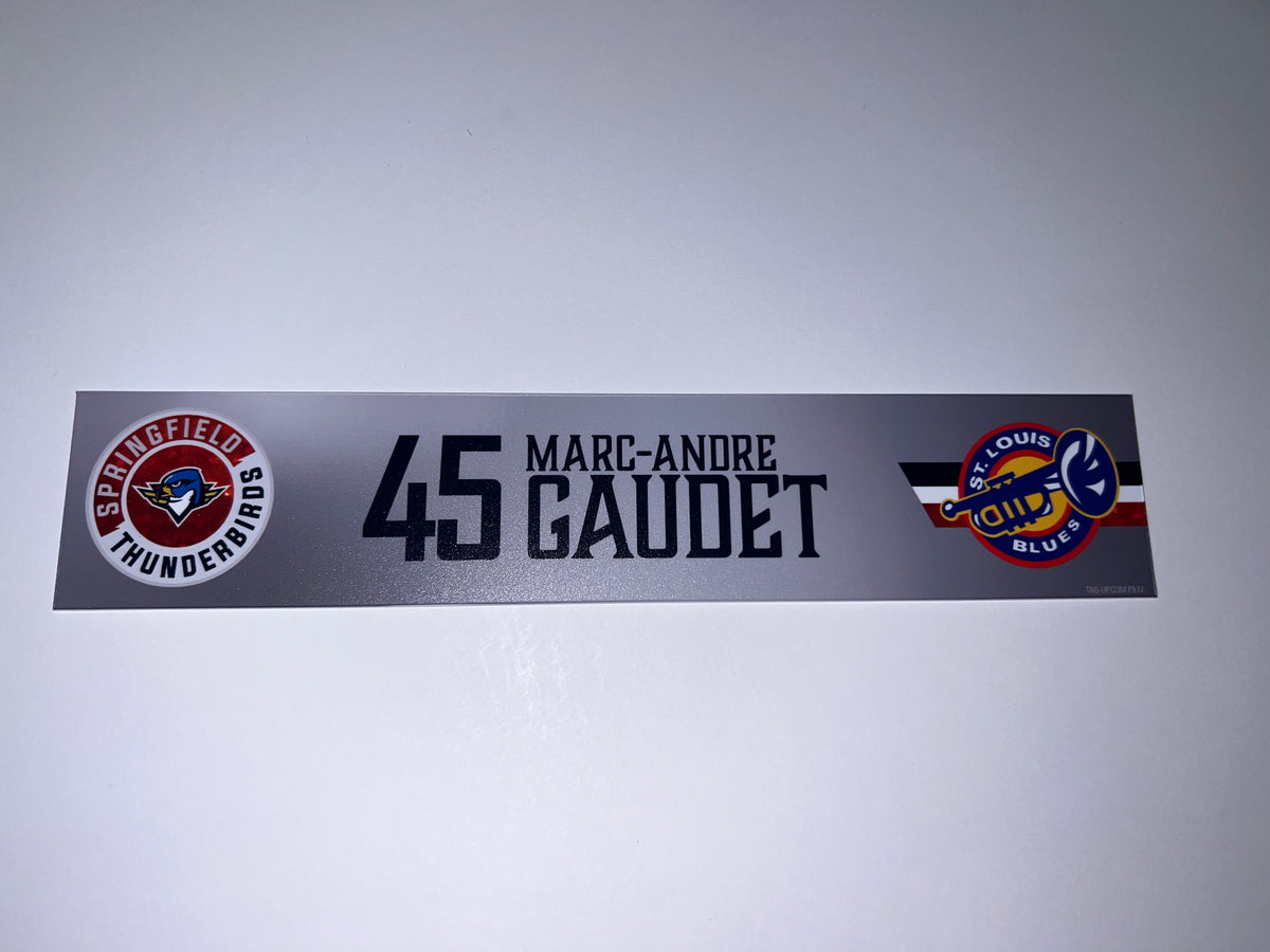 2025-26 T-Birds Regular Season Locker Nameplate - Grey 3rds