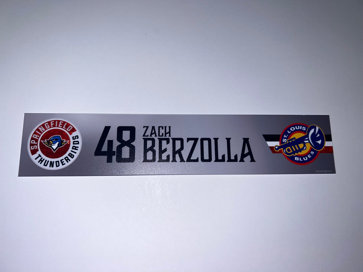 2025-26 T-Birds Regular Season Locker Nameplate - Grey 3rds