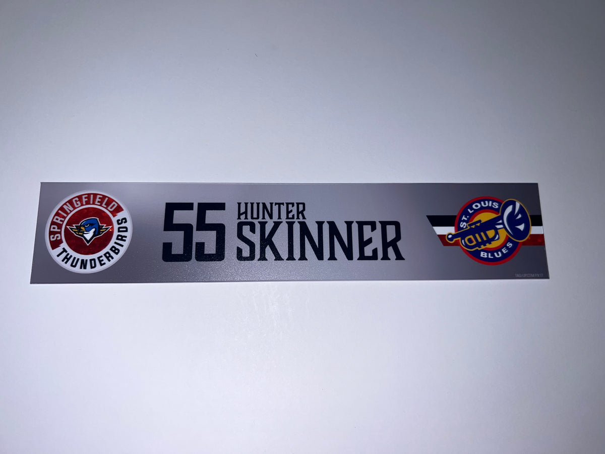 2025-26 T-Birds Regular Season Locker Nameplate - Grey 3rds