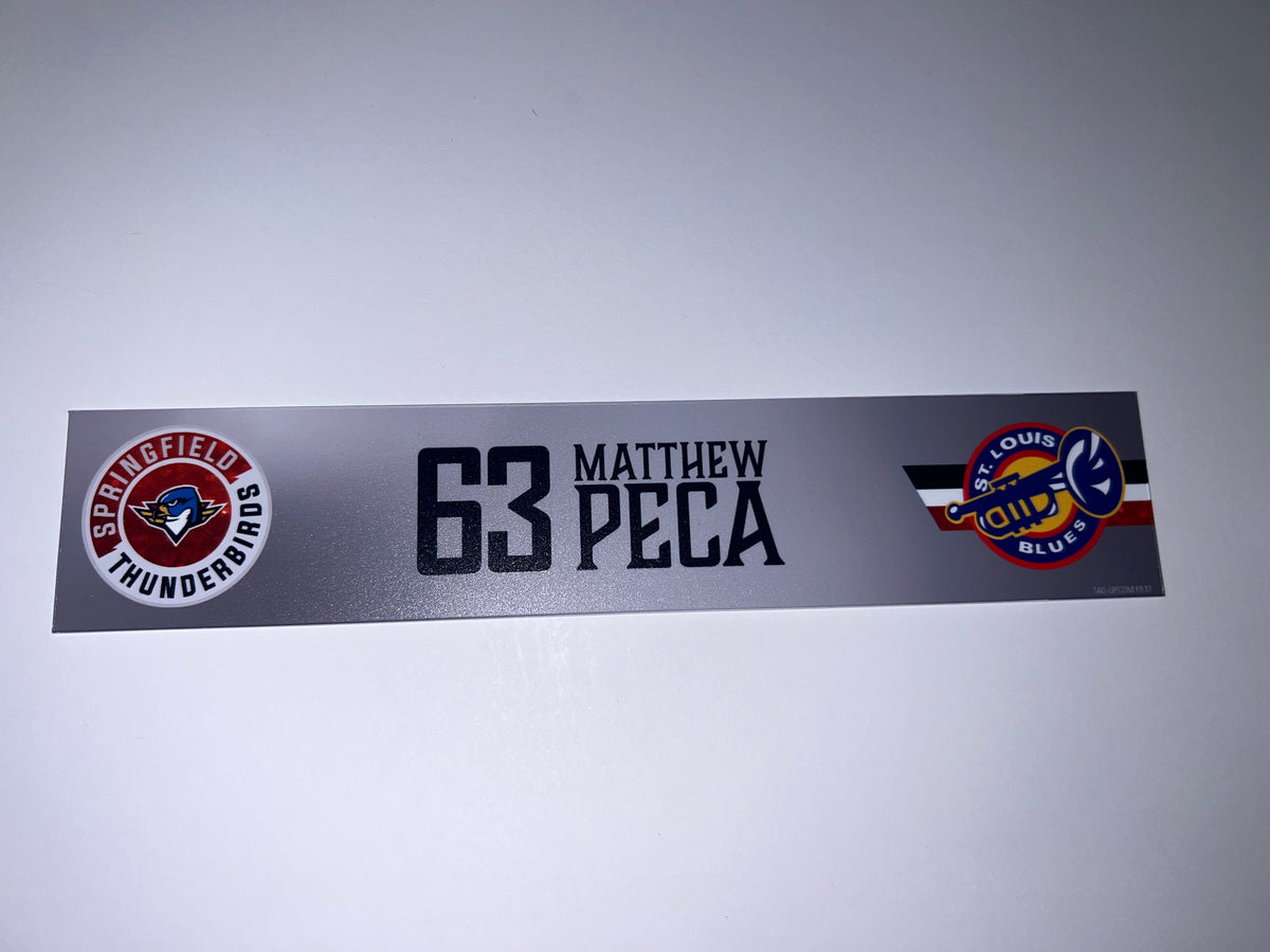 2025-26 T-Birds Regular Season Locker Nameplate - Grey 3rds