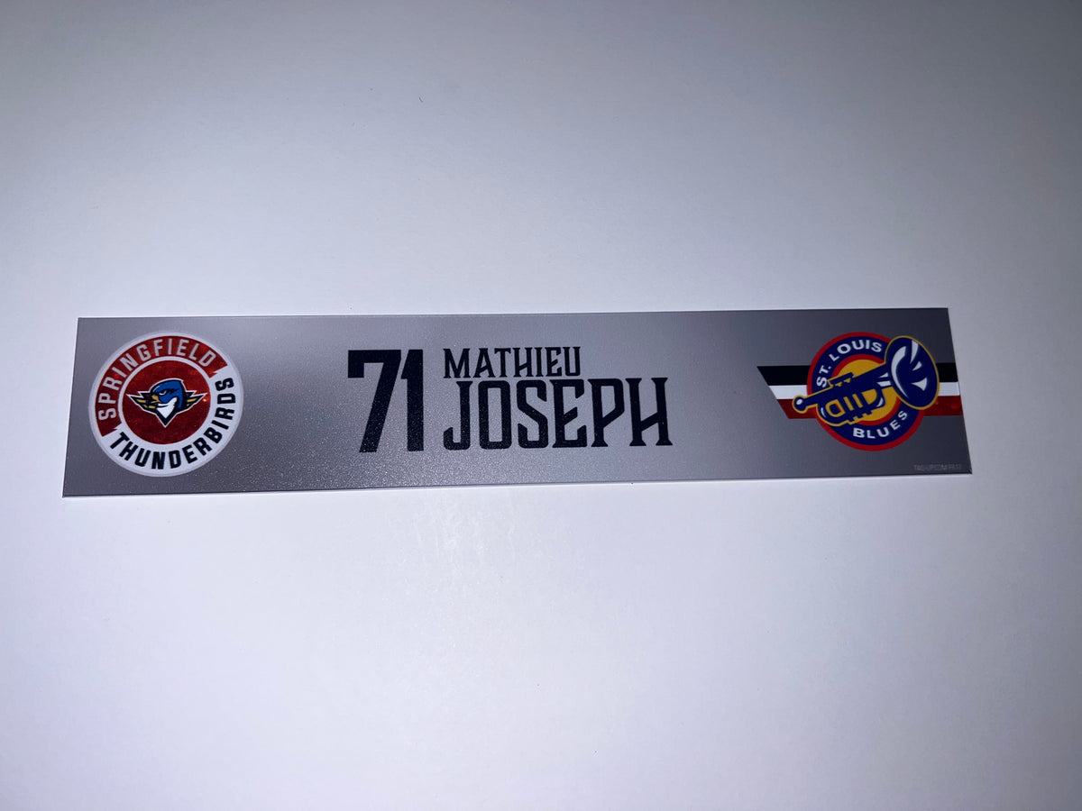 2025-26 T-Birds Regular Season Locker Nameplate - Grey 3rds