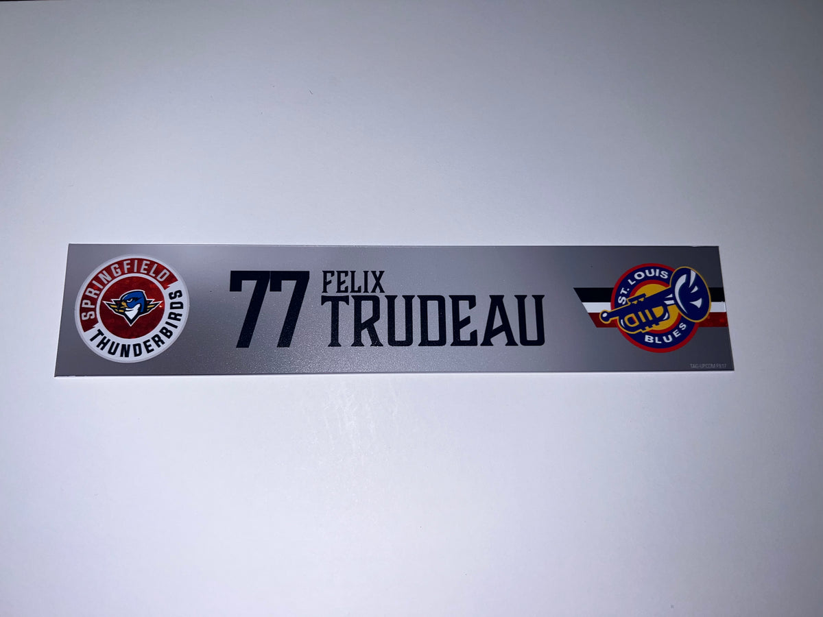 2025-26 T-Birds Regular Season Locker Nameplate - Grey 3rds
