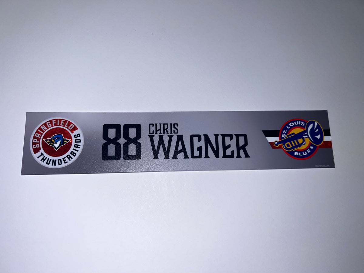 2025-26 T-Birds Regular Season Locker Nameplate - Grey 3rds