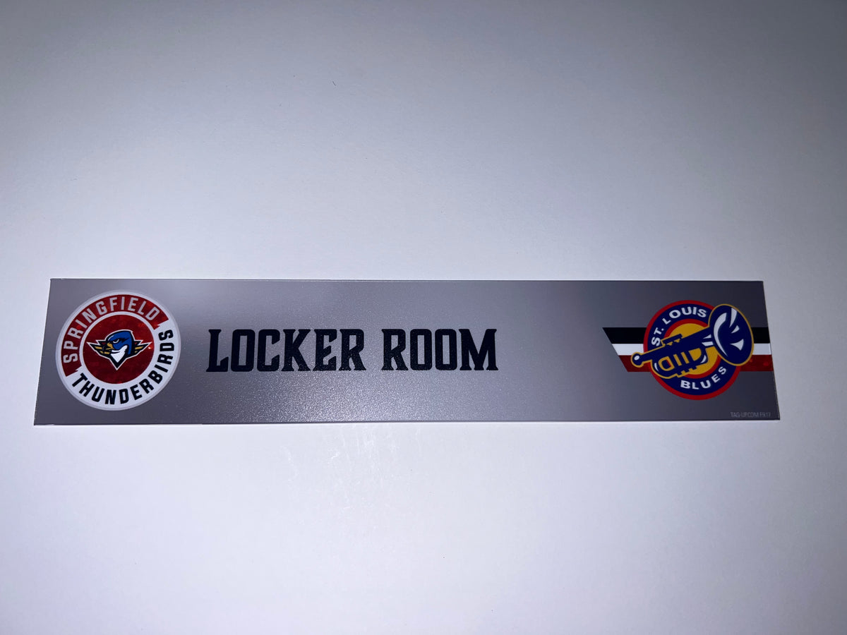 2025-26 T-Birds Regular Season Locker Nameplate - Grey 3rds