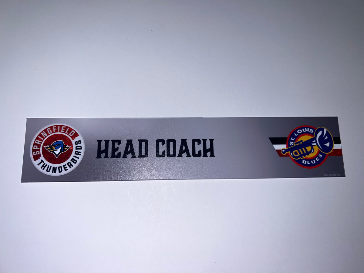 2025-26 T-Birds Regular Season Locker Nameplate - Grey 3rds