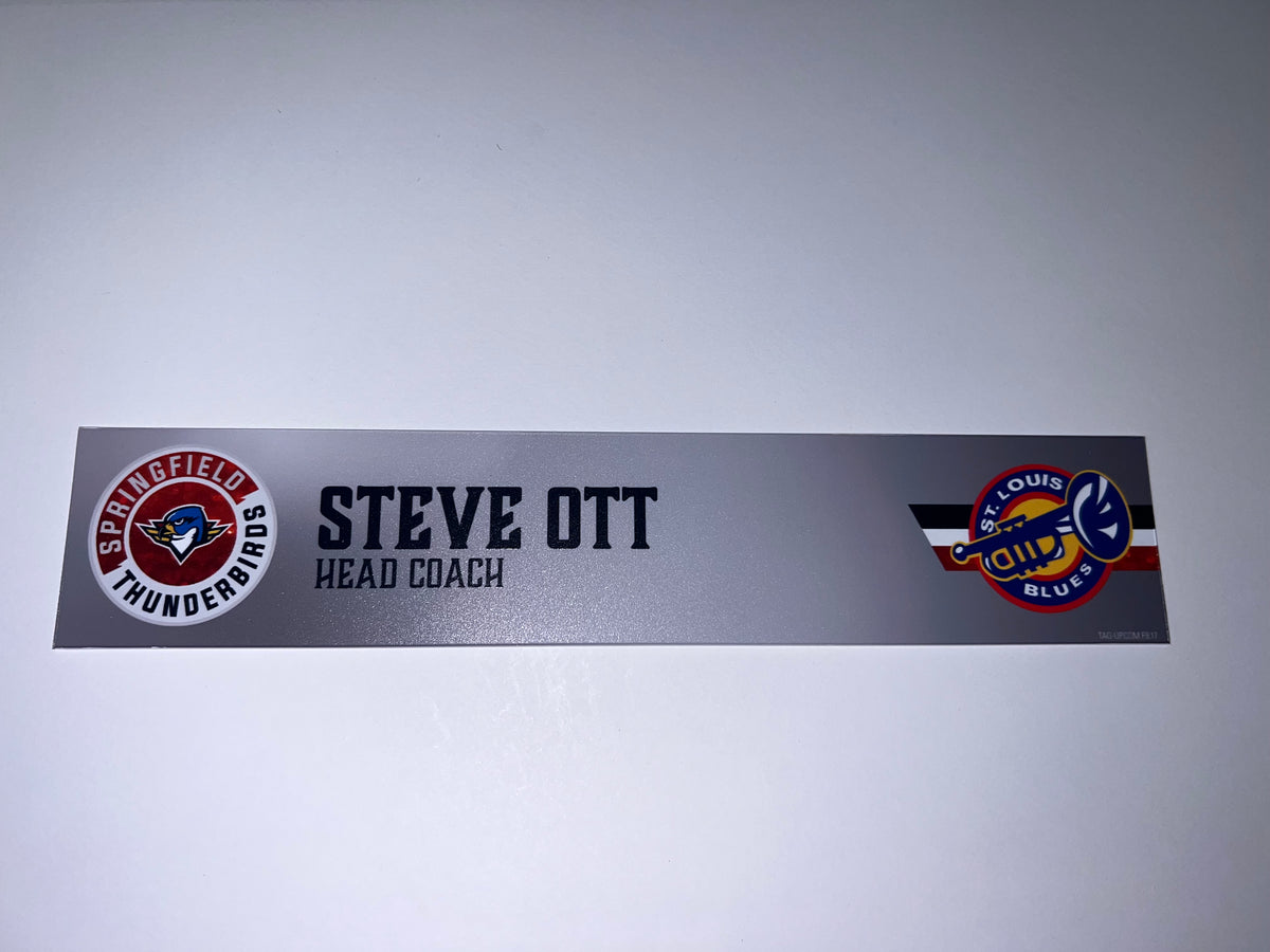 2025-26 T-Birds Regular Season Locker Nameplate - Grey 3rds
