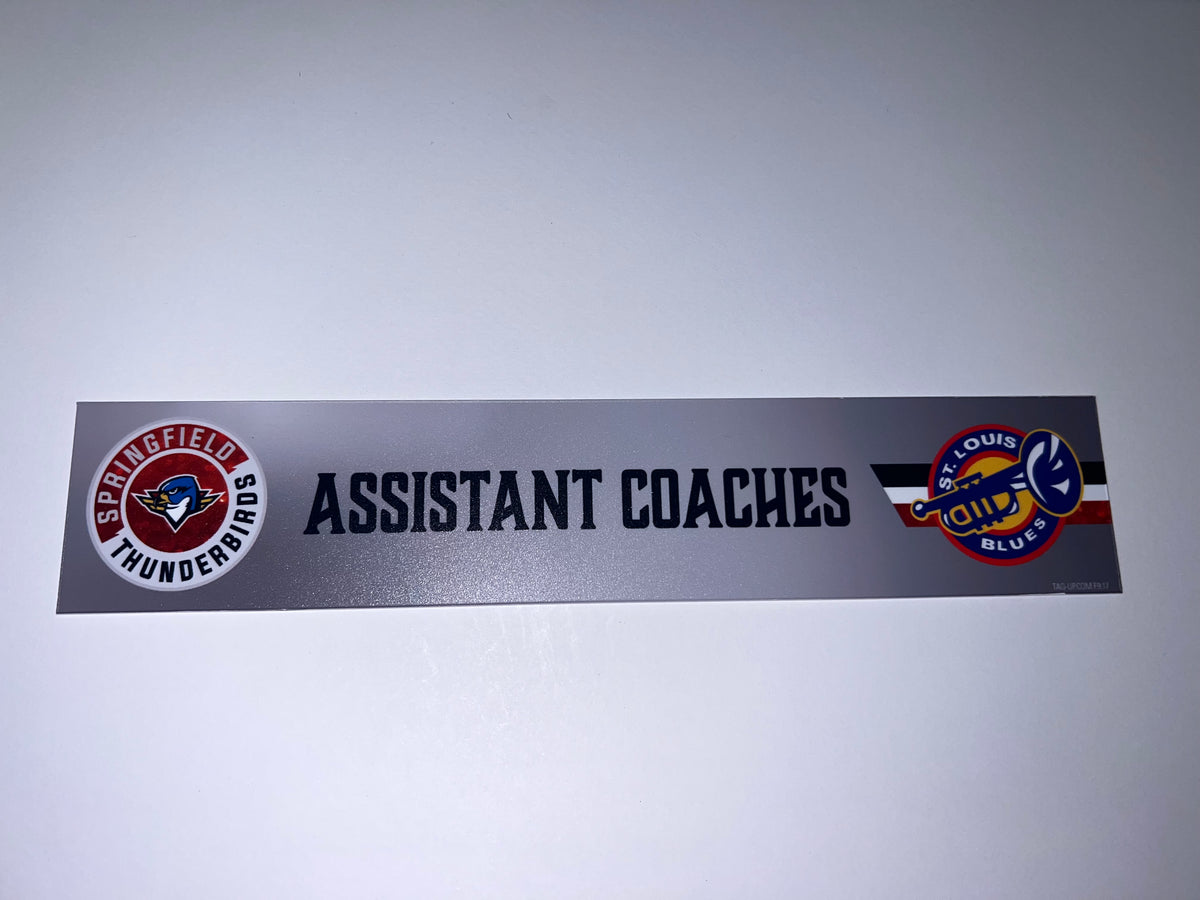 2025-26 T-Birds Regular Season Locker Nameplate - Grey 3rds