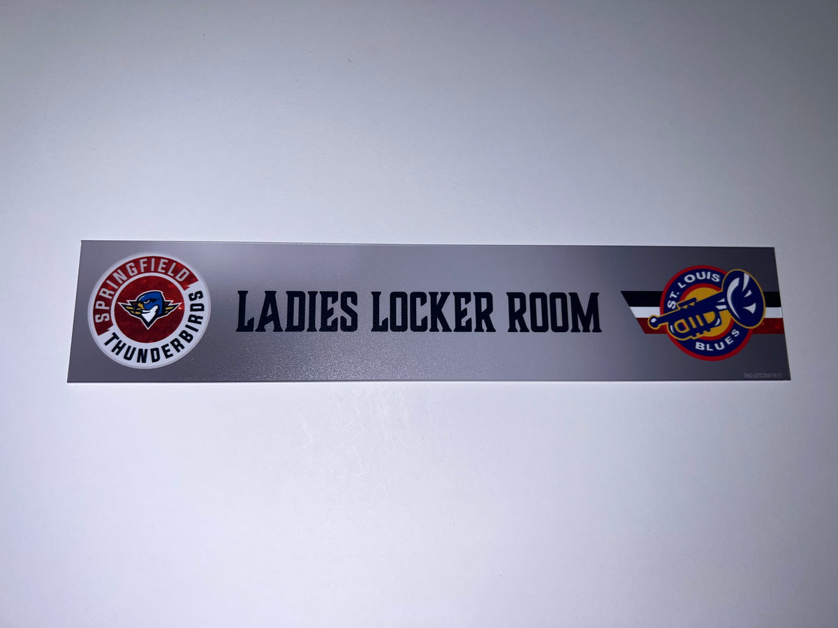 2025-26 T-Birds Regular Season Locker Nameplate - Grey 3rds