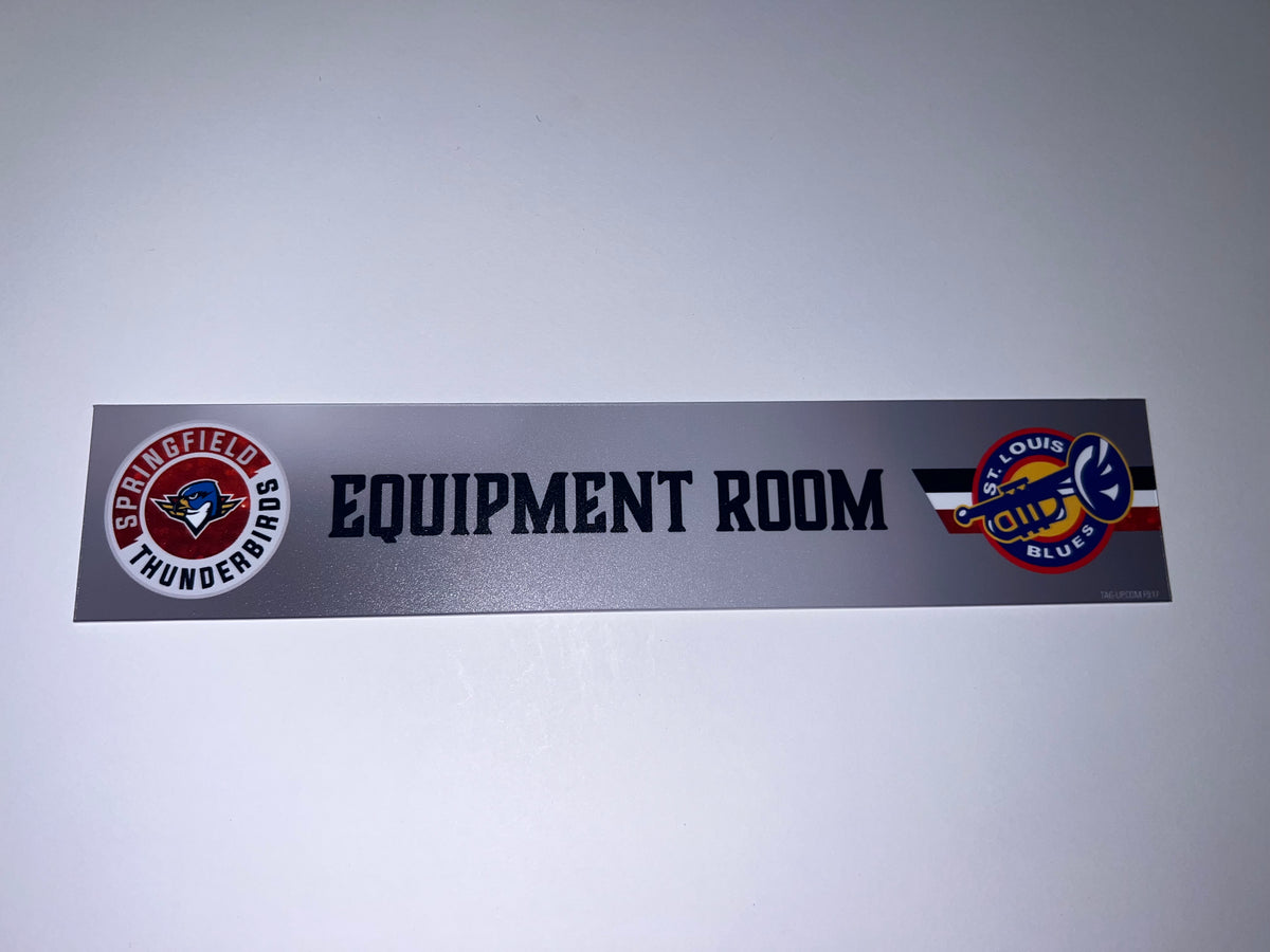 2025-26 T-Birds Regular Season Locker Nameplate - Grey 3rds