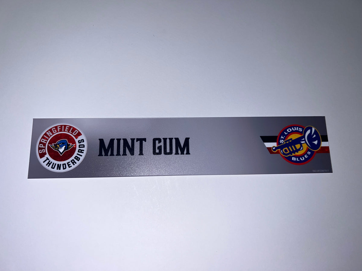 2025-26 T-Birds Regular Season Locker Nameplate - Grey 3rds