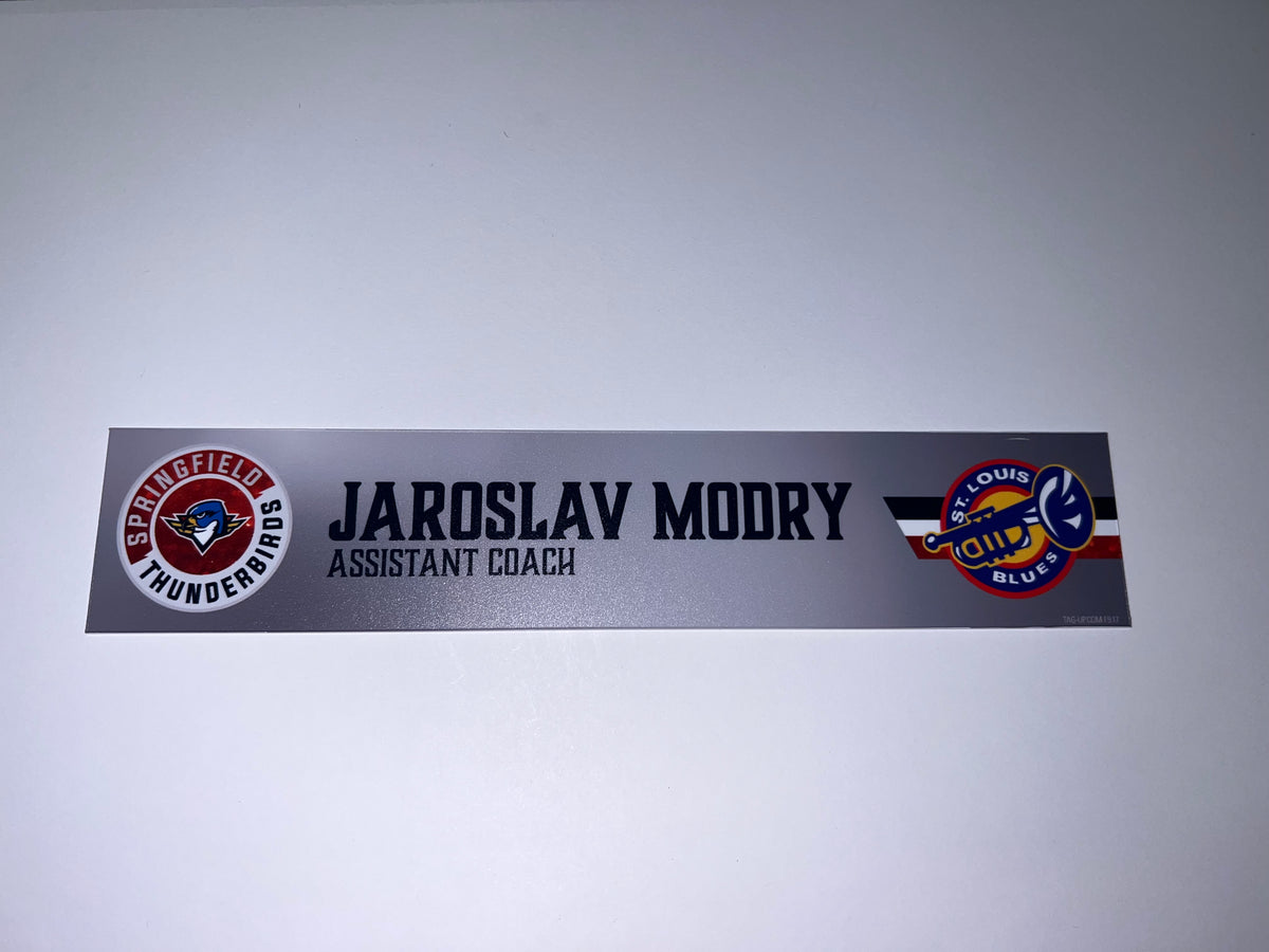 2025-26 T-Birds Regular Season Locker Nameplate - Grey 3rds