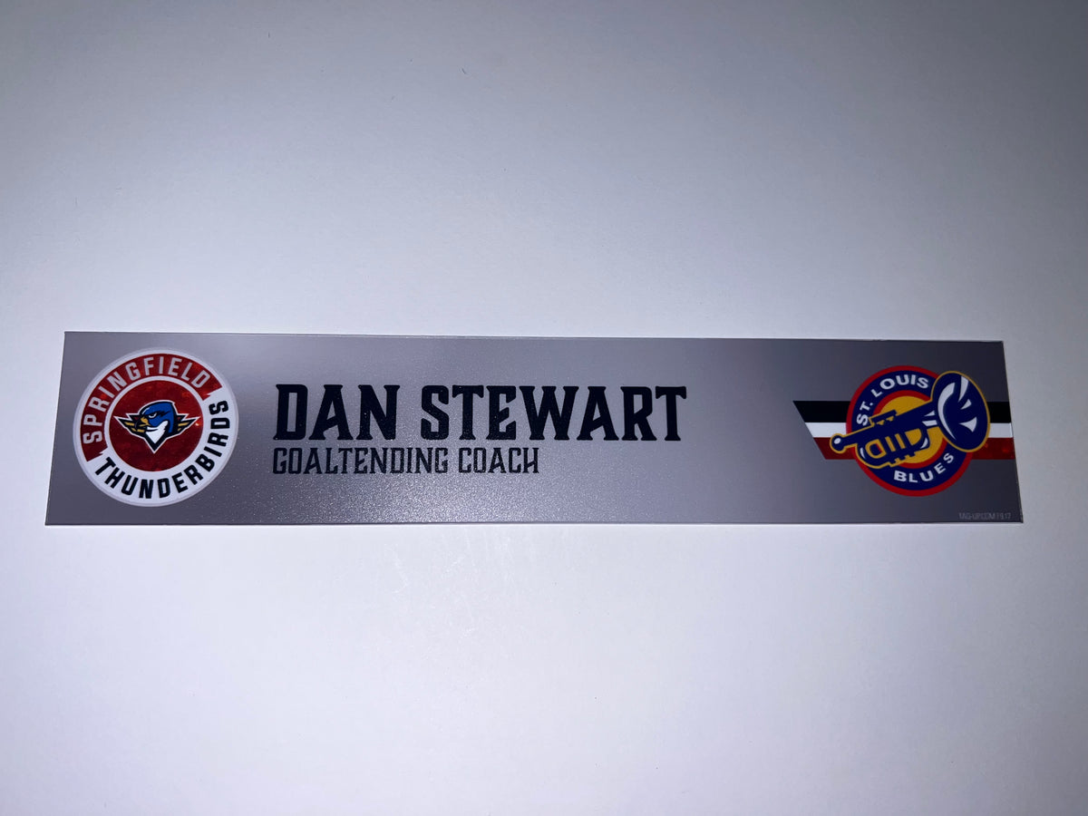 2025-26 T-Birds Regular Season Locker Nameplate - Grey 3rds