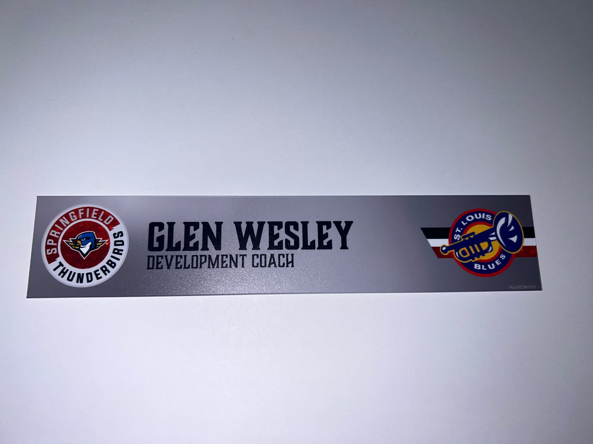2025-26 T-Birds Regular Season Locker Nameplate - Grey 3rds