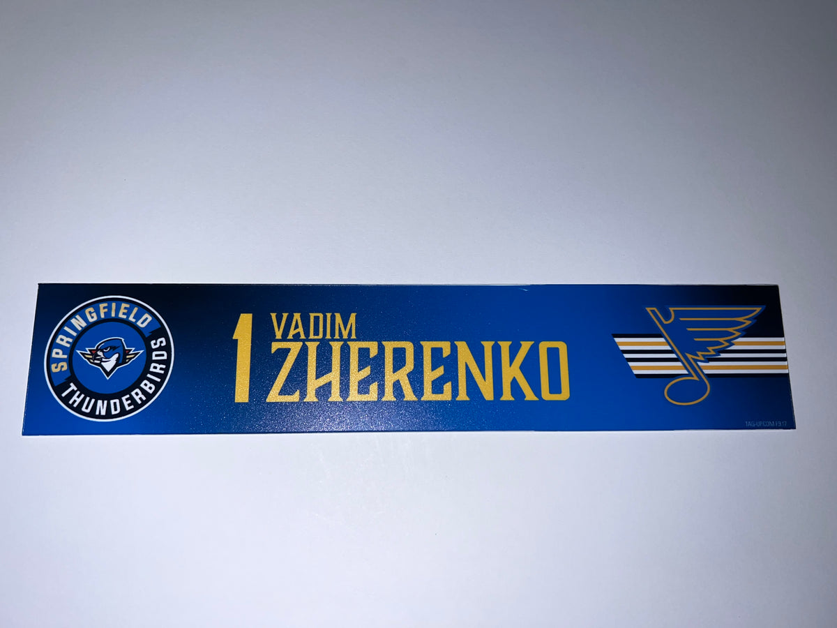2025-26 T-Birds Regular Season Locker Nameplate - Blue