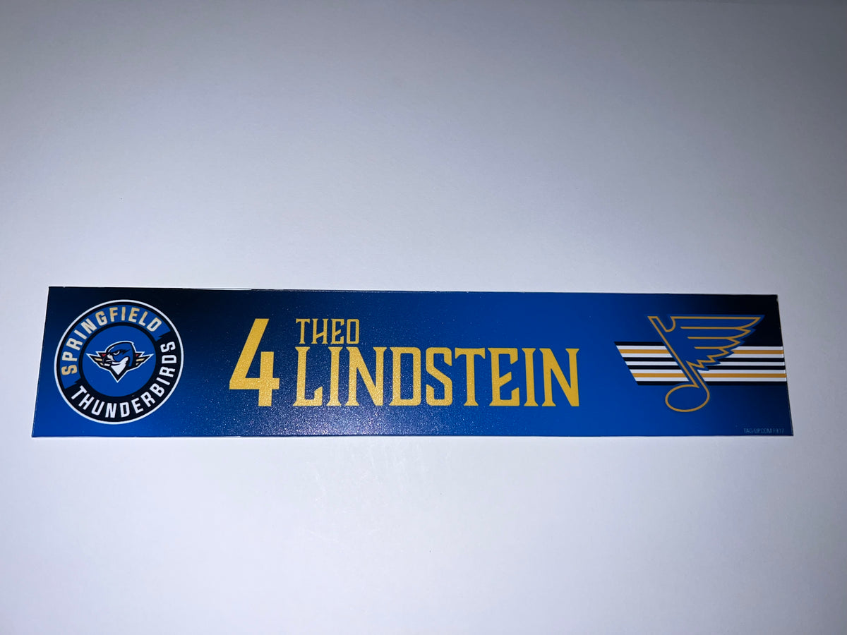 2025-26 T-Birds Regular Season Locker Nameplate - Blue