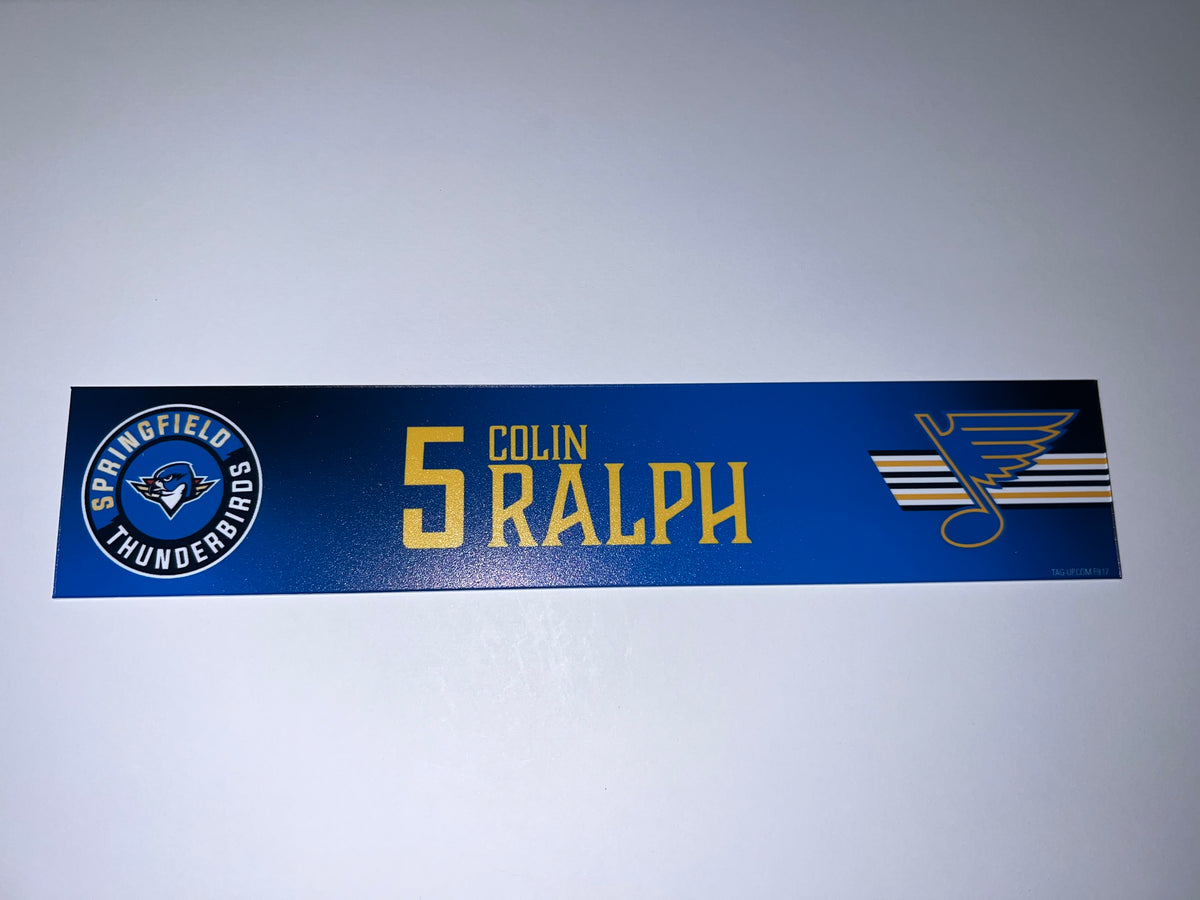 2025-26 T-Birds Regular Season Locker Nameplate - Blue