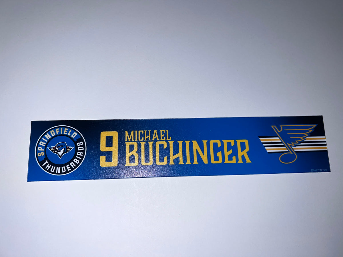 2025-26 T-Birds Regular Season Locker Nameplate - Blue