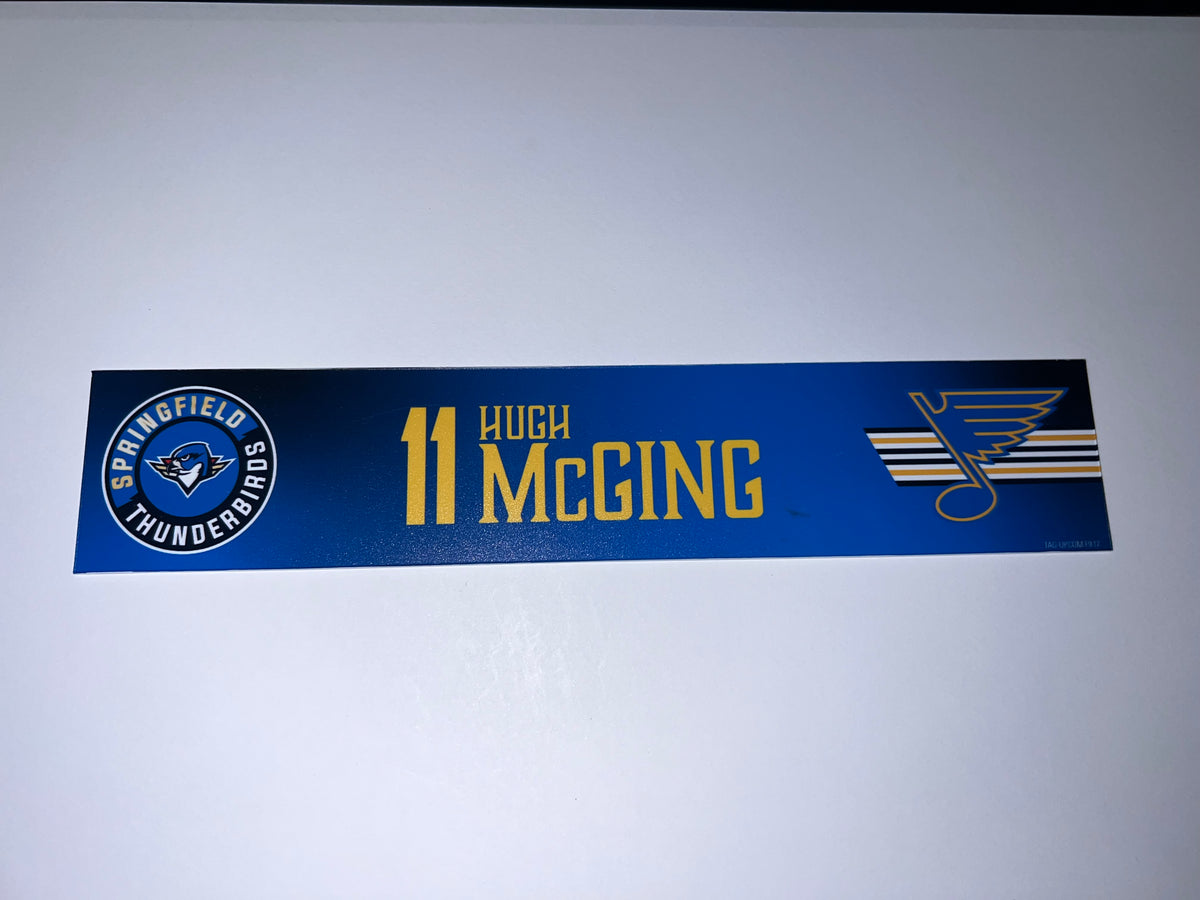 2025-26 T-Birds Regular Season Locker Nameplate - Blue