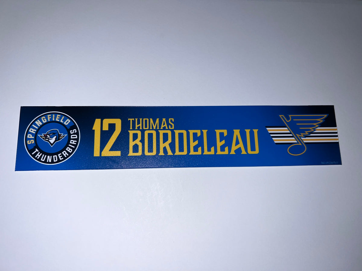 2025-26 T-Birds Regular Season Locker Nameplate - Blue