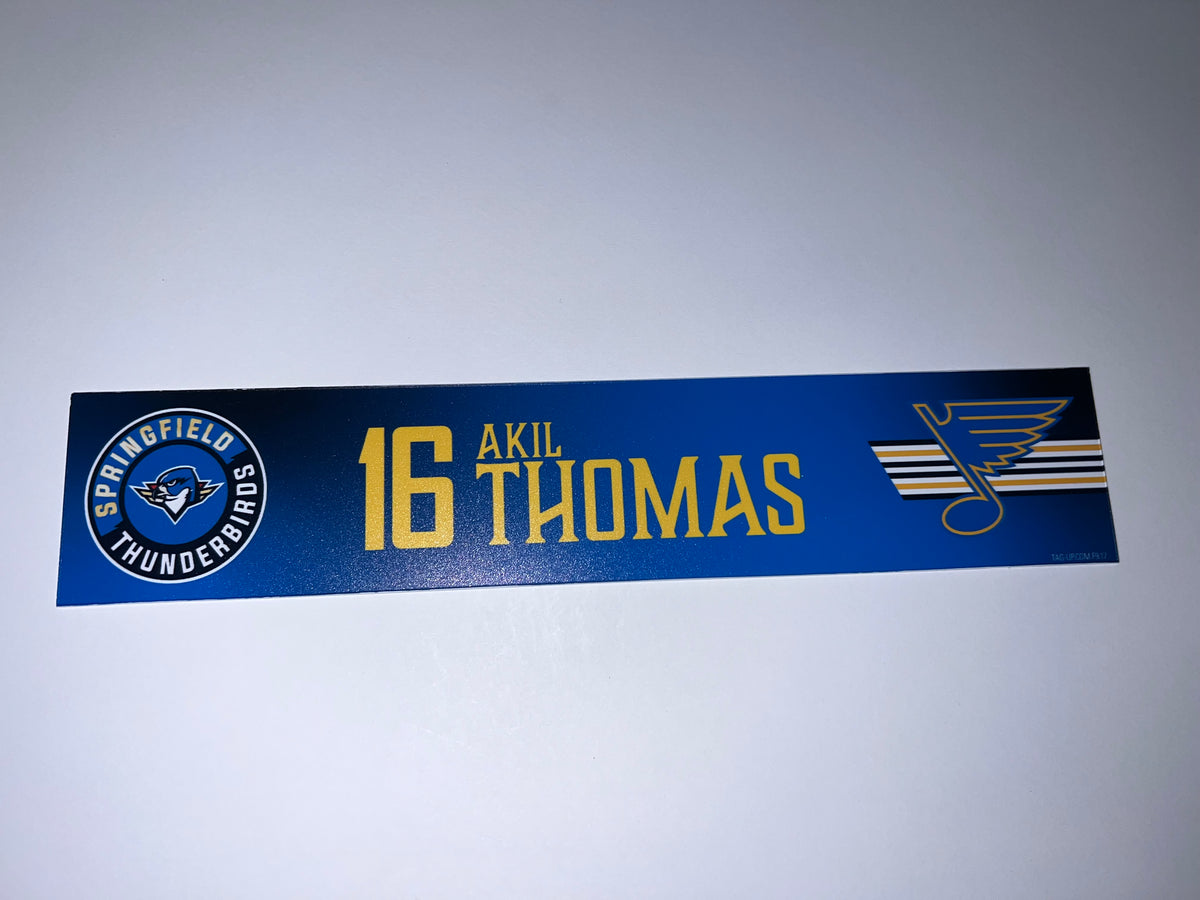 2025-26 T-Birds Regular Season Locker Nameplate - Blue