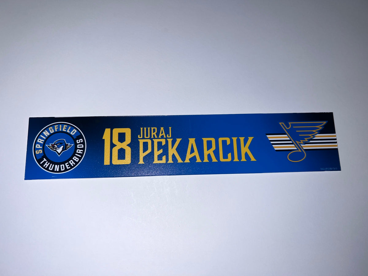 2025-26 T-Birds Regular Season Locker Nameplate - Blue