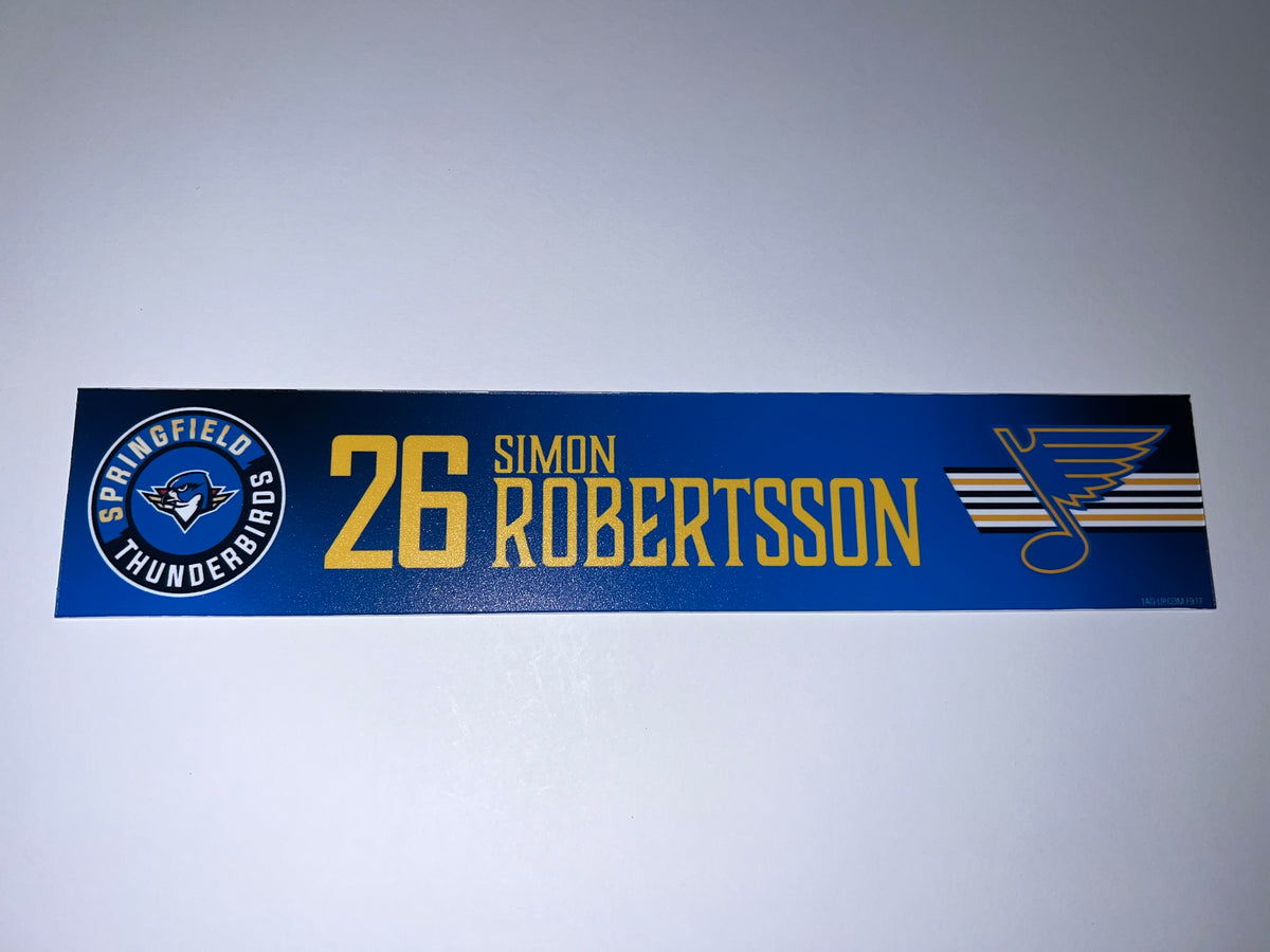 2025-26 T-Birds Regular Season Locker Nameplate - Blue