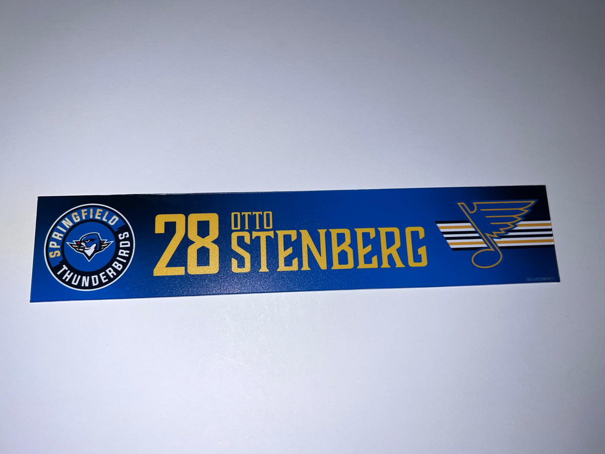 2025-26 T-Birds Regular Season Locker Nameplate - Blue