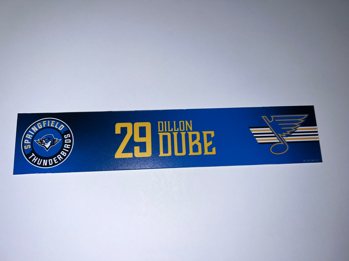 2025-26 T-Birds Regular Season Locker Nameplate - Blue