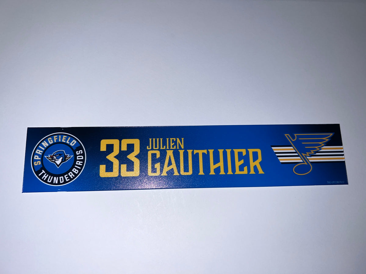 2025-26 T-Birds Regular Season Locker Nameplate - Blue