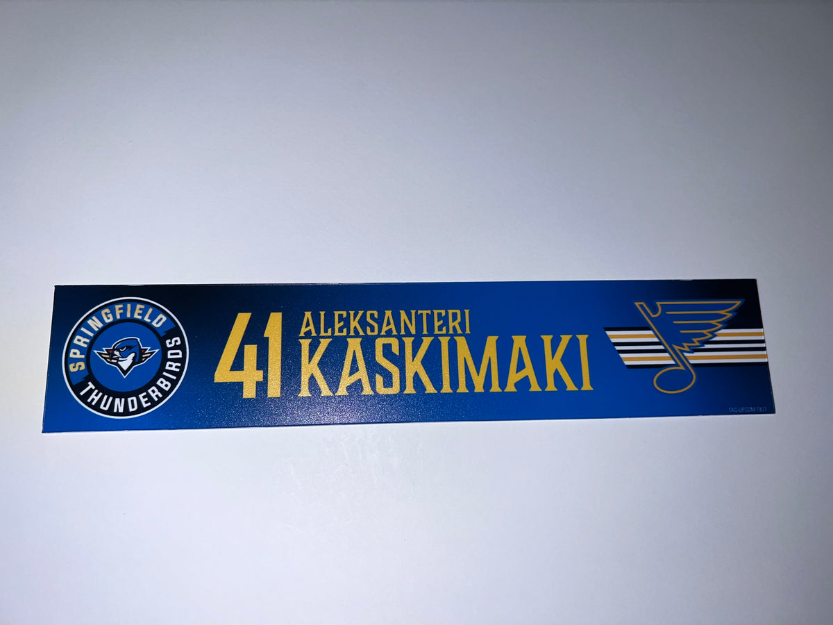 2025-26 T-Birds Regular Season Locker Nameplate - Blue