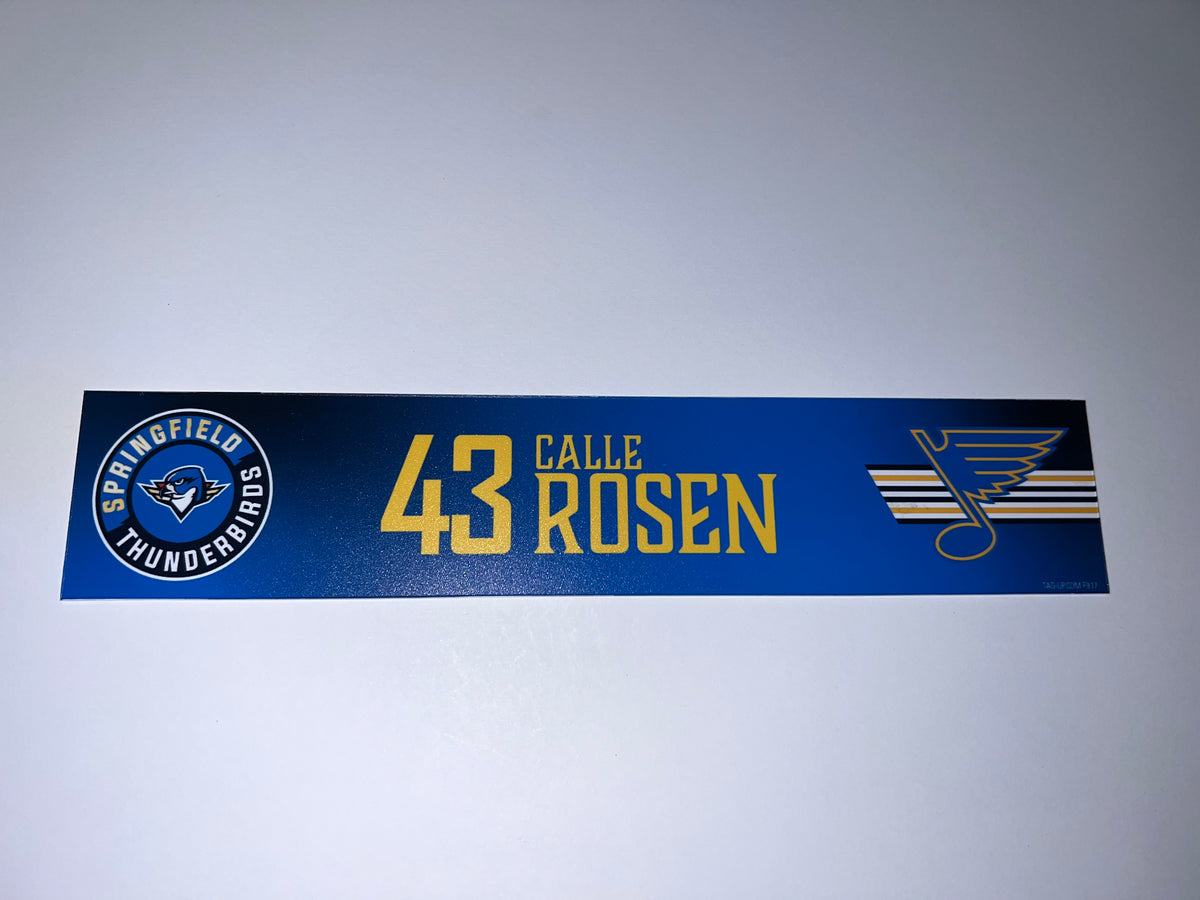 2025-26 T-Birds Regular Season Locker Nameplate - Blue