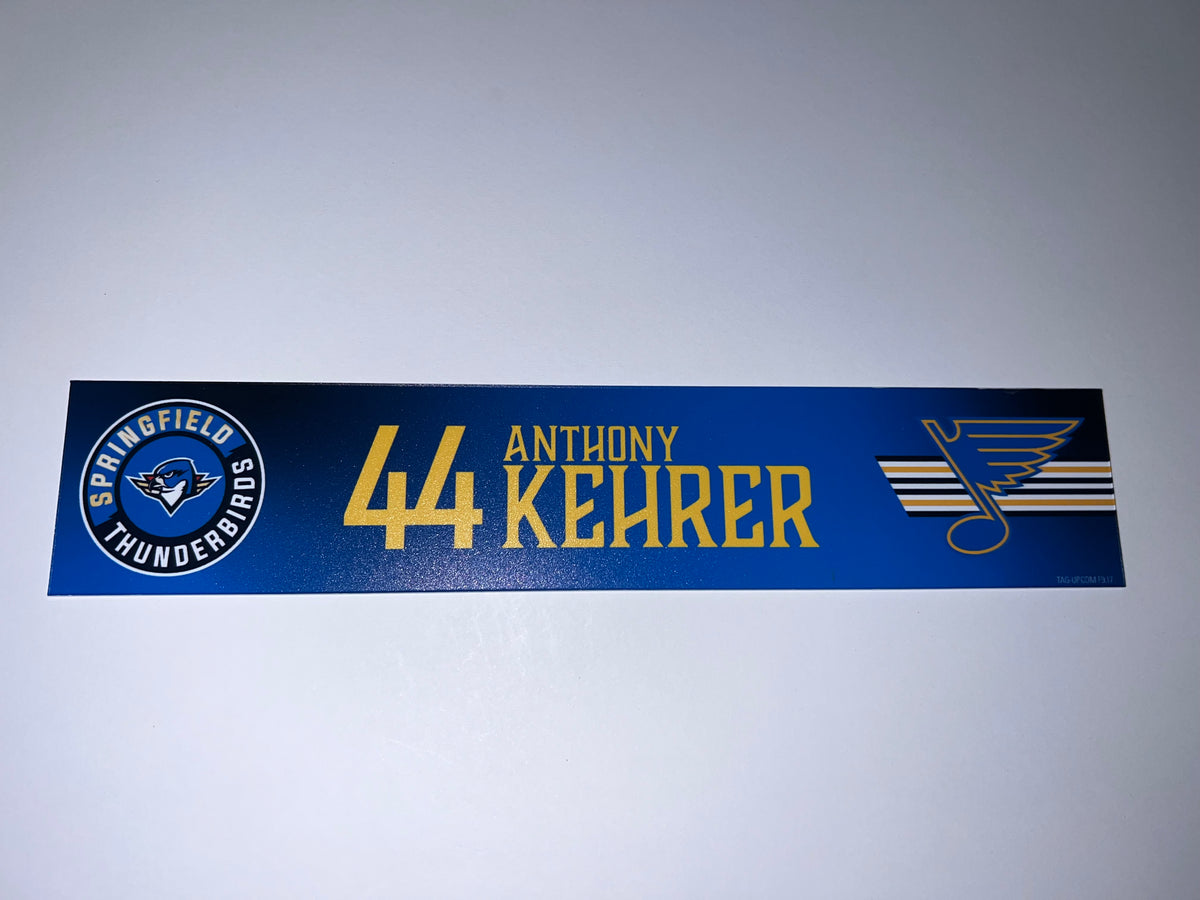 2025-26 T-Birds Regular Season Locker Nameplate - Blue