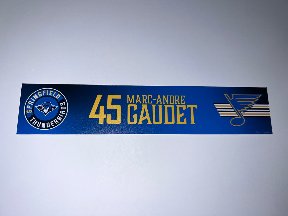 2025-26 T-Birds Regular Season Locker Nameplate - Blue