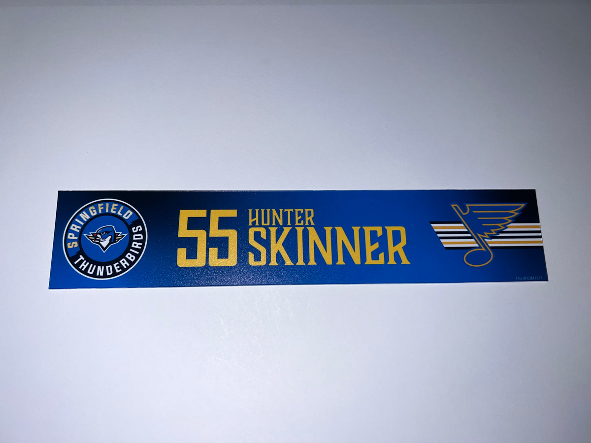 2025-26 T-Birds Regular Season Locker Nameplate - Blue