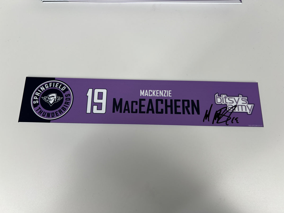 2024-25 Hockey Fights Cancer Locker Nameplates