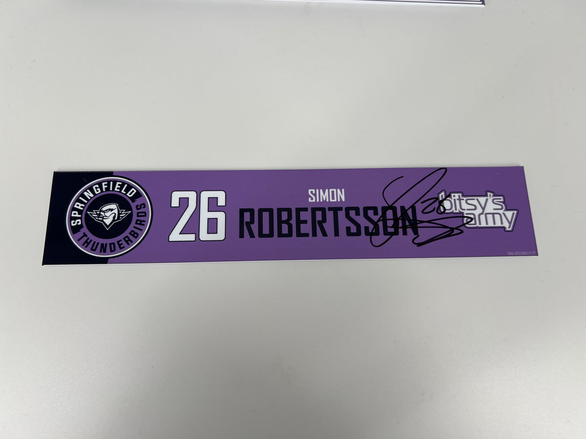 2024-25 Hockey Fights Cancer Locker Nameplates