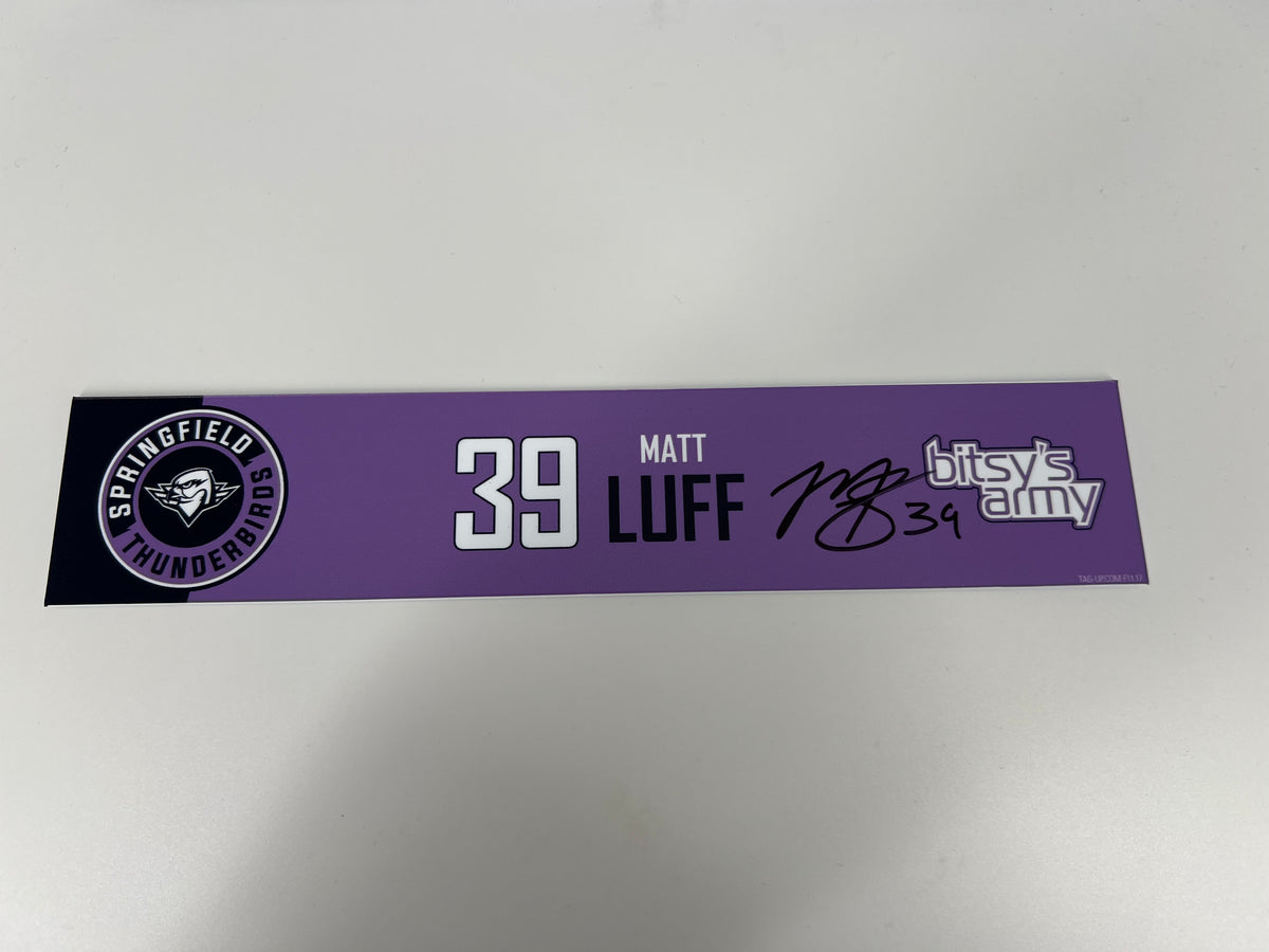 2024-25 Hockey Fights Cancer Locker Nameplates