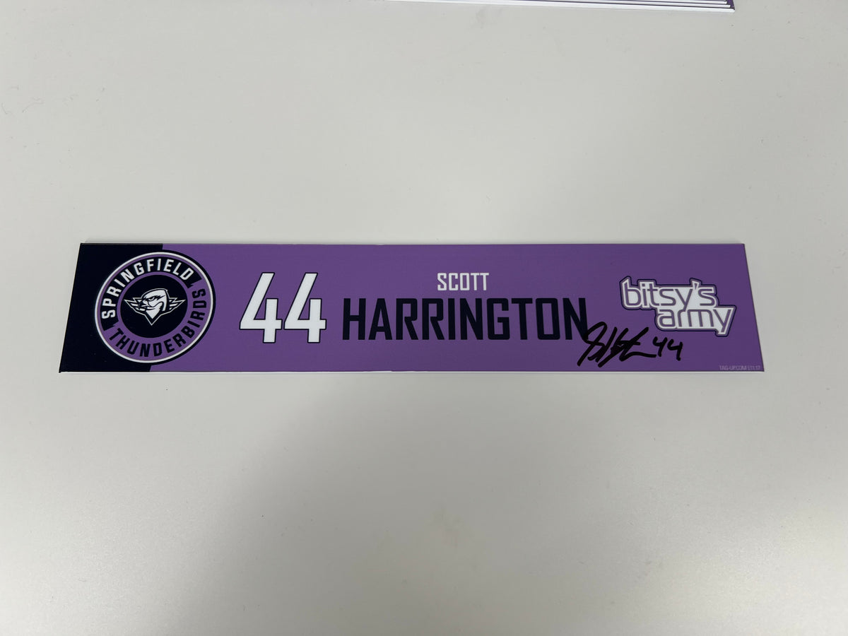 2024-25 Hockey Fights Cancer Locker Nameplates
