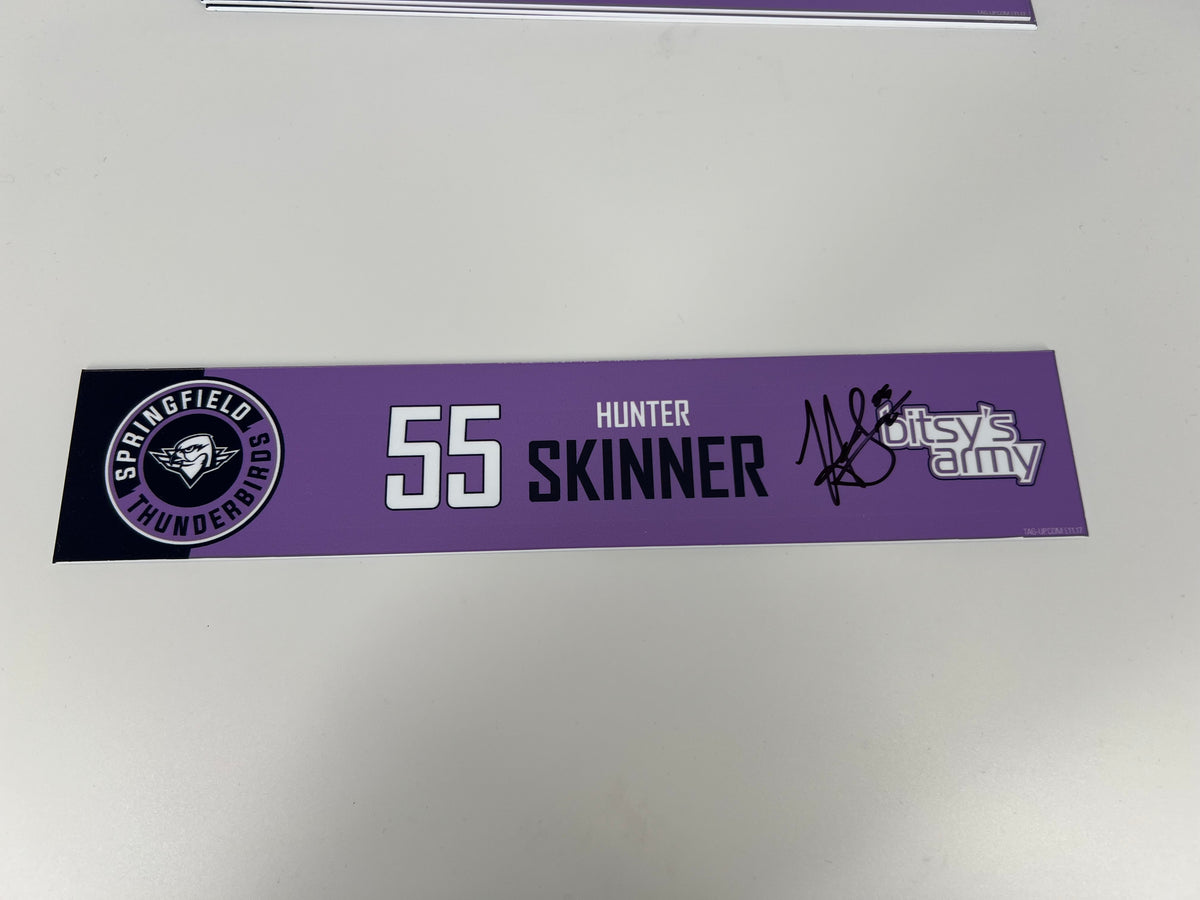 2024-25 Hockey Fights Cancer Locker Nameplates