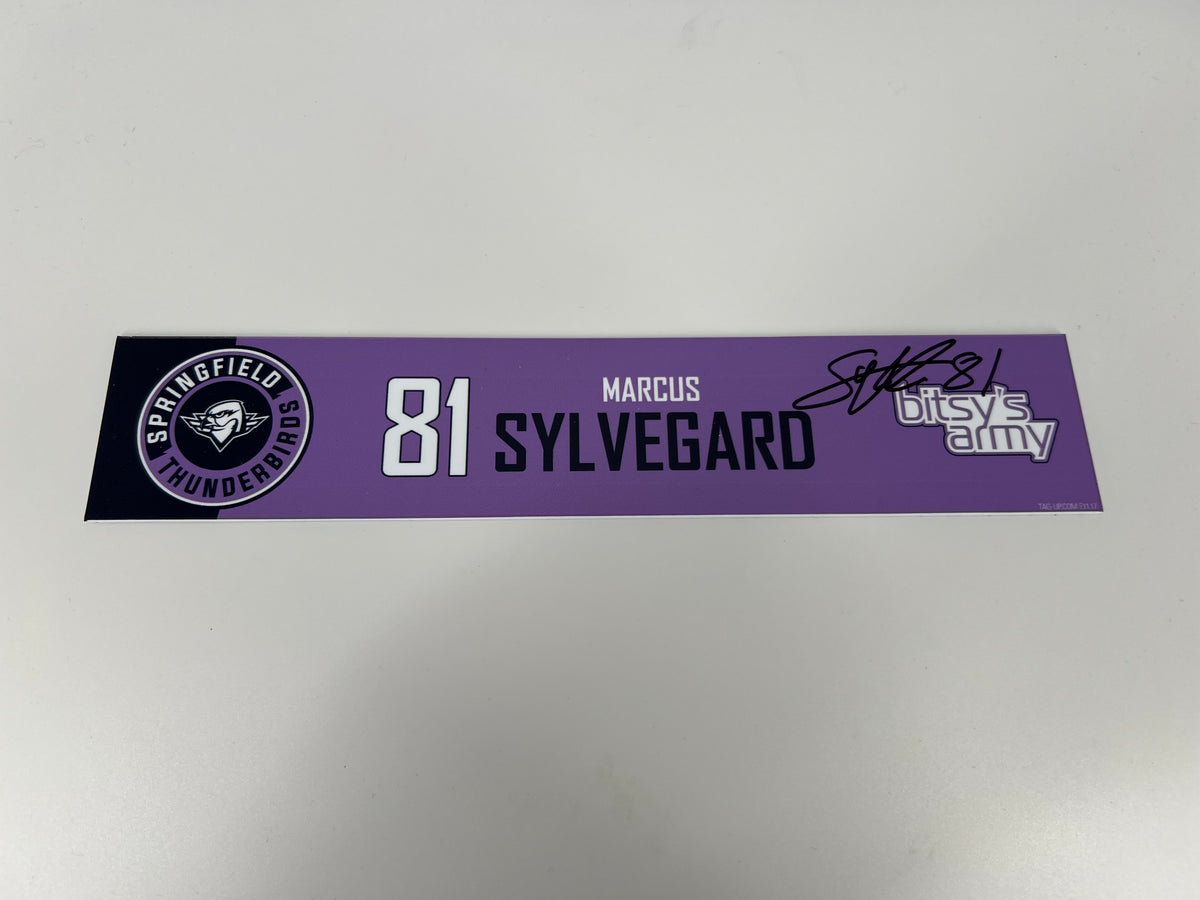 2024-25 Hockey Fights Cancer Locker Nameplates