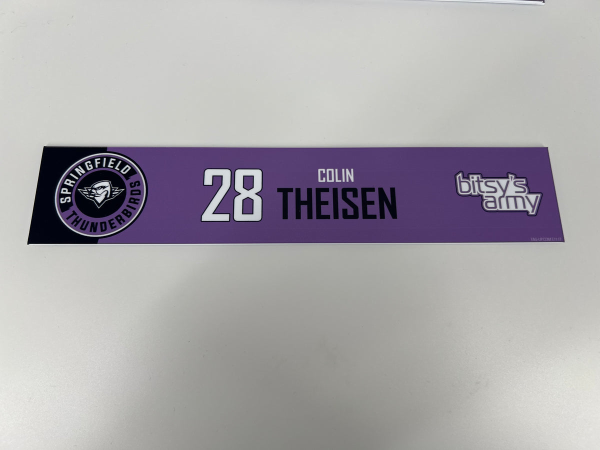 2024-25 Hockey Fights Cancer Locker Nameplates