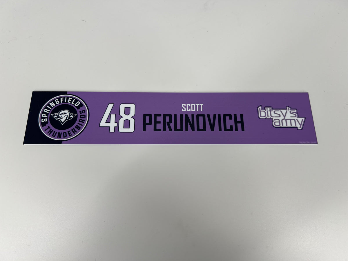 2024-25 Hockey Fights Cancer Locker Nameplates